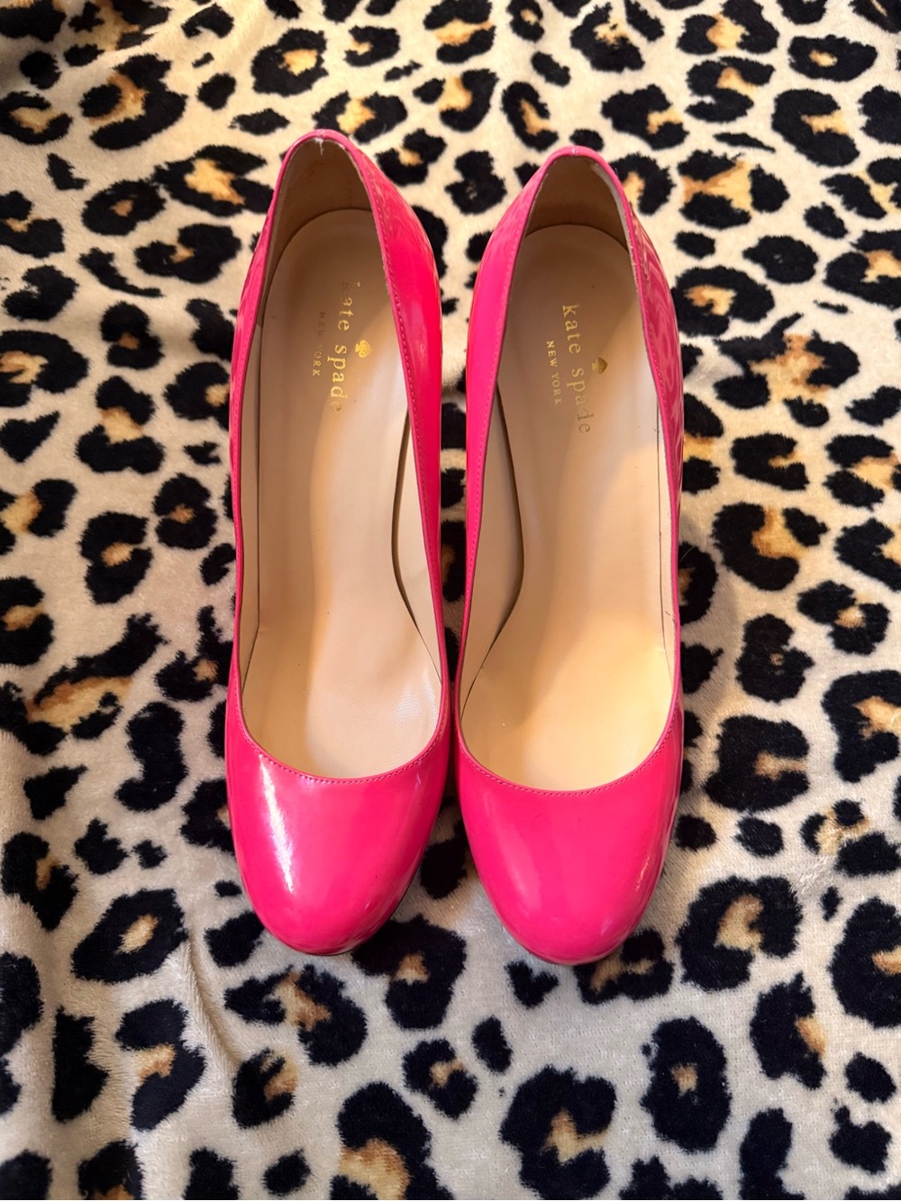 kate spade Hot Pink Patent Leather Pumps